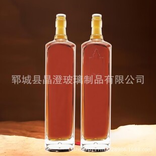 Manufacturer Wholesale Red Wine Bottle Wine Empty Bottle 700ml Thickeneded Glass Whiskey Bottle Sealed Liquor Bottle