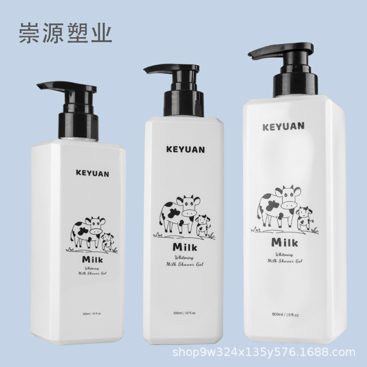 直供300-800ml祖马龙瓶洗发水分装瓶护发素身体乳液瓶pet方塑料瓶