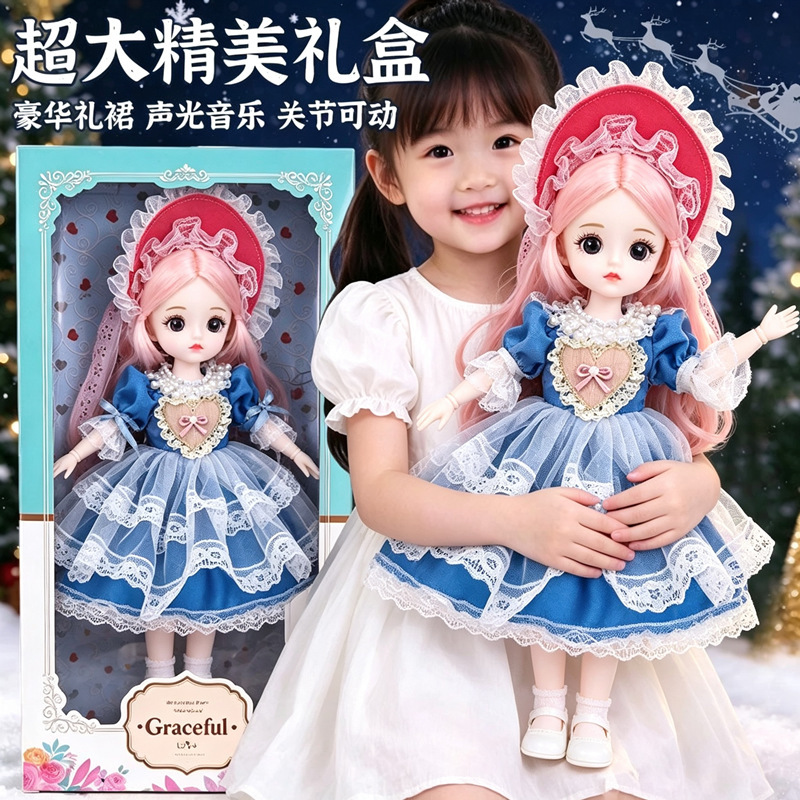 2026 New Barbie Doll Set Elsa Princess Toy for Children Girls Aged 3 to 6 Years Old Birthday Gift 2026 New Barbie Doll Set Elsa Princess Toy for Children Girls Aged 3 to 6 Years Old Birthday Gift