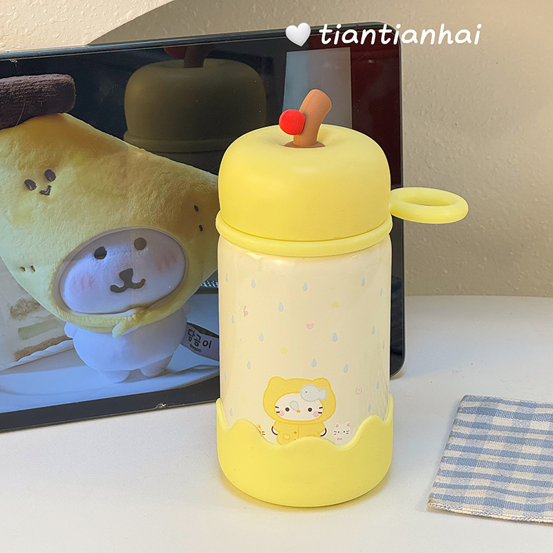 新款高颜值保温杯学生小众316不锈钢女生水杯可爱随手杯卡通直饮|undefined