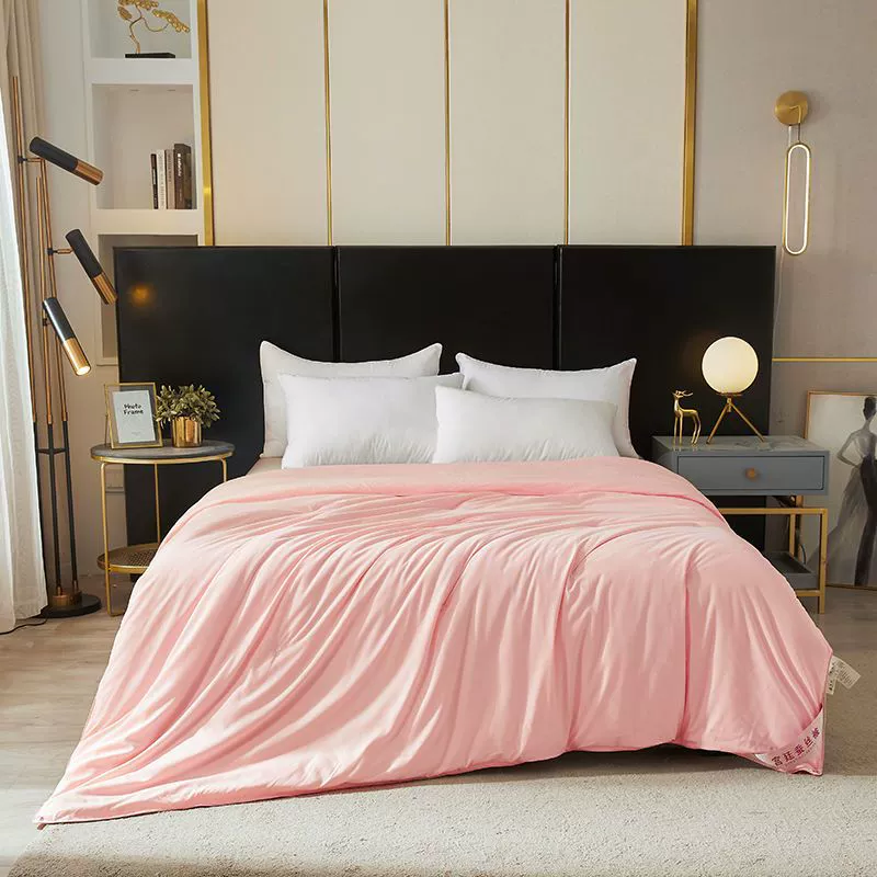 Silk warm duvet with zipper