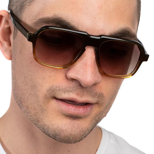 Big face slimming sunglasses  new men's personalized sunglasses Internet celebrity retro driving sunglasses concave shape