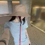 圆领短袖肌理镂空针织衫