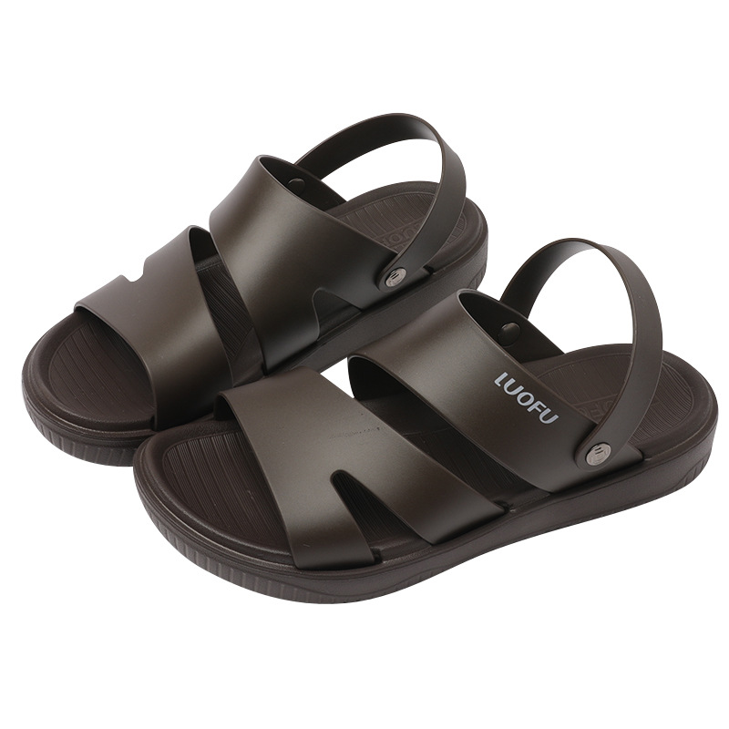 Luoshi verano nuevo hombre sandalias de tamaño grande para uso exterior deportivo ocio antideslizante ligero zapatos de playa suaves