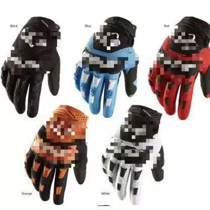 5 Color Bubble Five Color Racing Gloves Cycling Bike Outdoor Off-Road Breathable Sports Long Finger Gloves