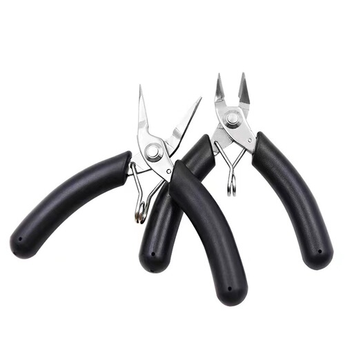 Mini pliers jewelry tool pliers stainless steel non-slip toothless needle nose pliers diagonal pliers jewelry tools wholesale