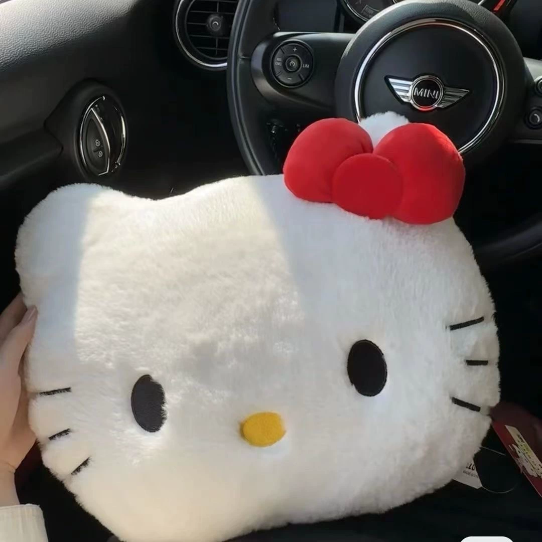 Pillow (Hello Kitty) soft plush cartoon pillow, red bow, 40/55 cm sizes