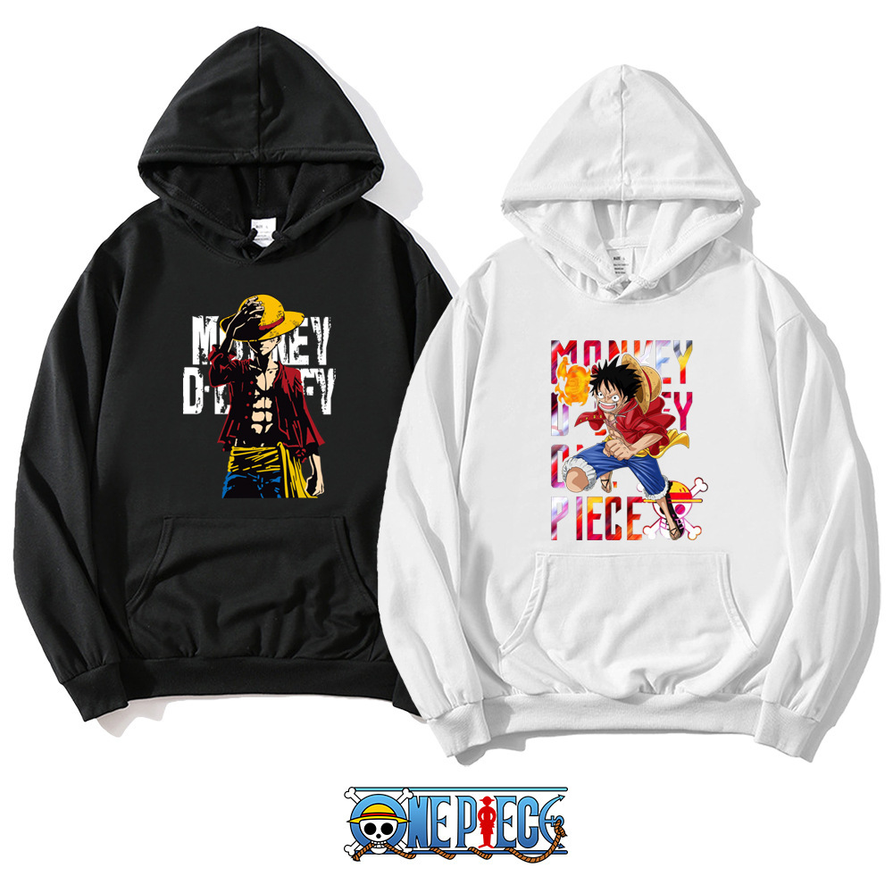 Suéter de manga larga de One Piece Sauron Luffy Anime Segunda dimensión Periférico Moda Otoño e invierno Suéter para hombres y mujeres Suéter con capucha