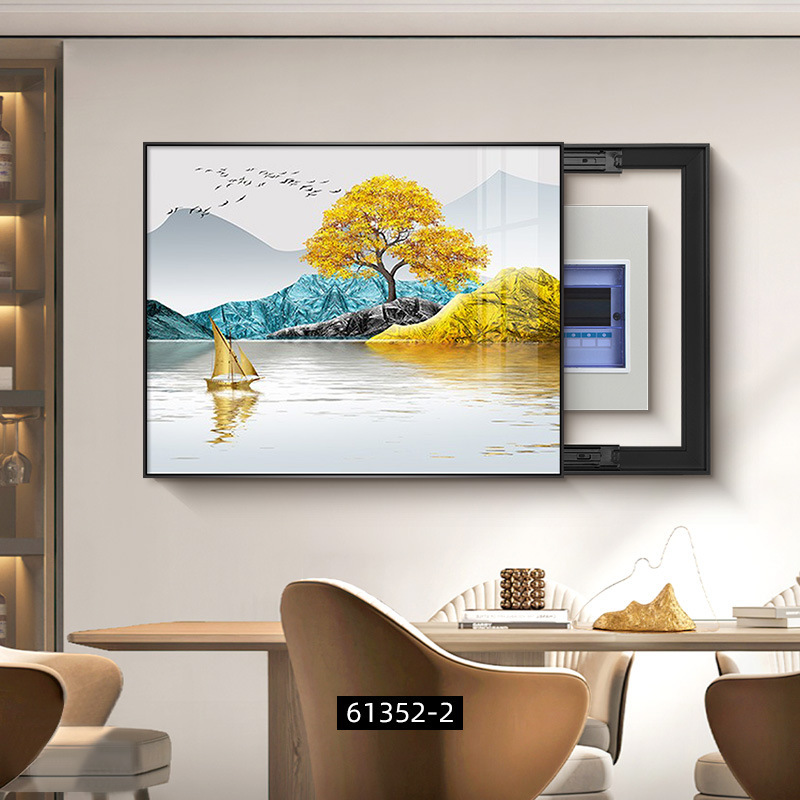 一件代发电表箱装饰画2025新款配电箱挂画免打孔电闸箱开关遮挡|undefined
