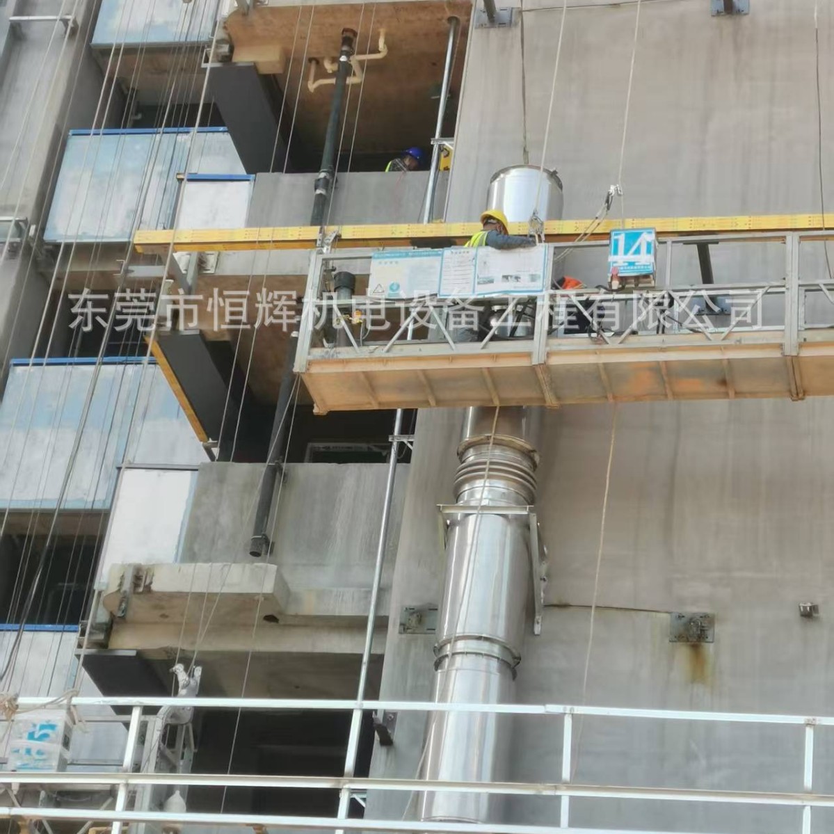 天井排烟管立式排烟管304不锈钢双层保温排烟管