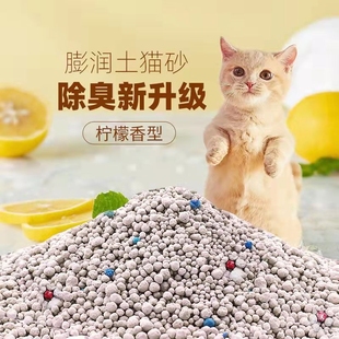 Cat litter 10.00kg special price 20.00kg 10kg bentonite lavender cat supplies wholesale deodorant clumping cat litter