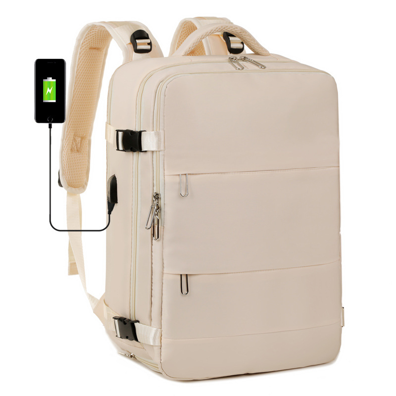 Mochila de negocios transfronteriza al por mayor, mochila multifuncional impermeable de gran capacidad, bolso de computadora de moda, bolso de viaje de negocios para mujer