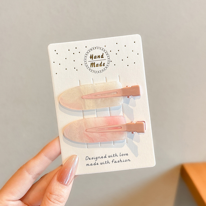 Dopamina adorable clip de cabello para mujeres 2025 nuevo clip lateral de alta gama clip lateral frisa clip de cabello clip de cabello tocado