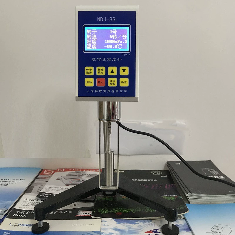Shandong Changou NDJ-8S цифровой дисплей вращающийся вискозиметр измеритель краски чернила вязкий указатель жидкости