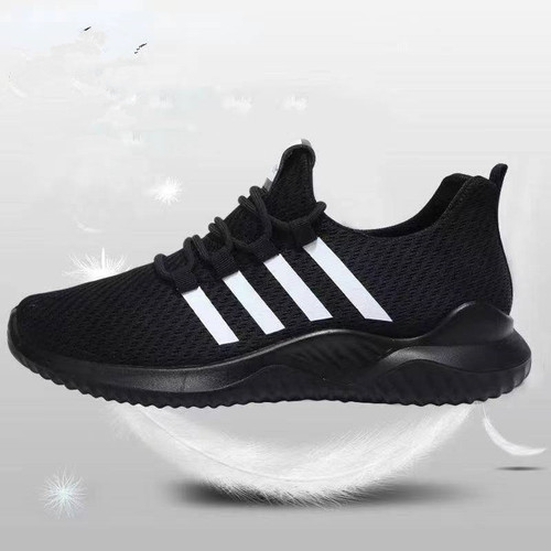One piece drop shipping spring breathable sports running shoes men's white shoes fashion trend casual shoes foreign trade men's shoes