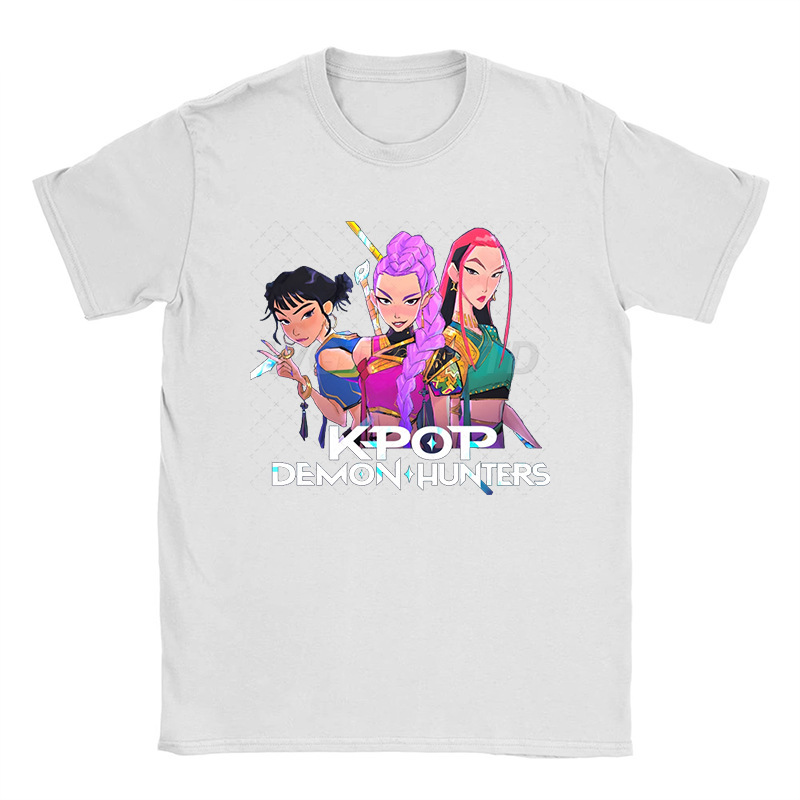 アニメ周辺グッズ 漫画プリント 綿100% Tシャツ クロスボーダー ゆったり ラウンドネック トップス カジュアル 半袖|undefined
