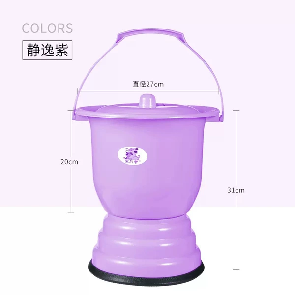 Large purple+height base+non -slip pad (6L)