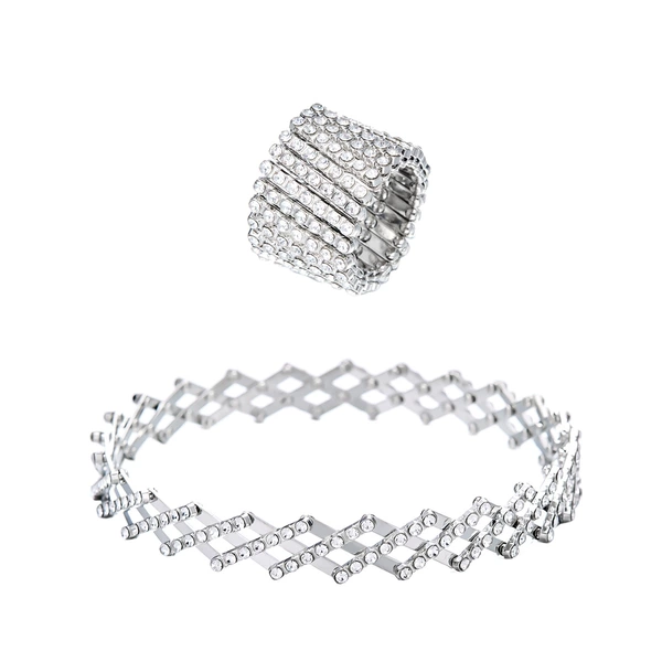 Silver white diamond