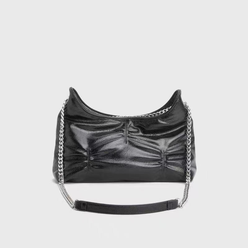 Borsa a tracolla da donna con strass e catena grande_voghion.com