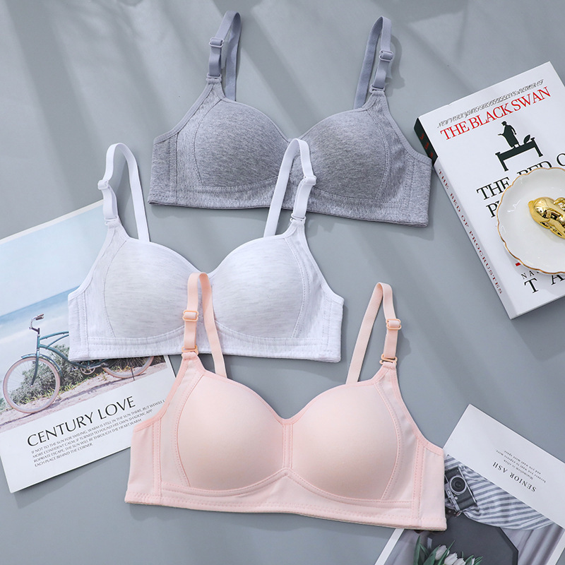 Underwear & Sleepwears Supportive Seamless Wire-Free Thin Bra For Teenage Girls Comfortable Underwear For High School Students During Puberty_voghion.com