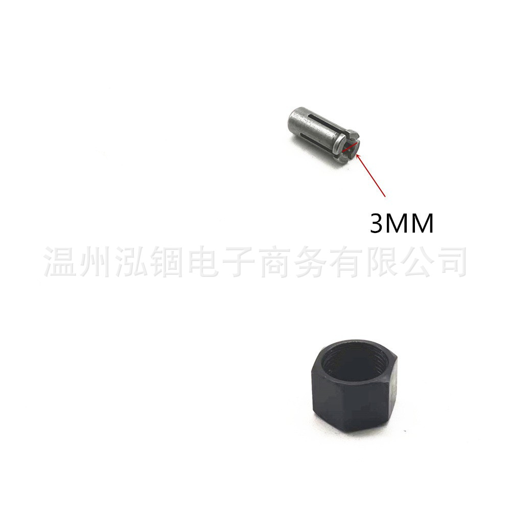 Portabrocas de 3MM + tuerca