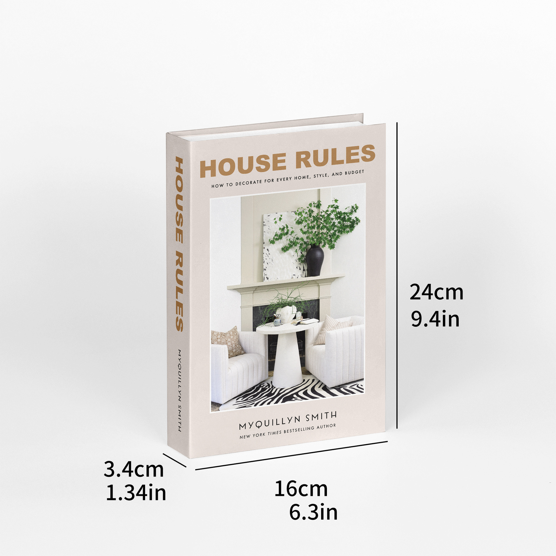 Decoración del hogar simple libro falso plegable modelo de caja de almacenamiento de decoración inglesa extranjera libro de decoración de diseño del hogar image 21