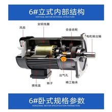 220V齿轮减速电机三相380V400W1.5KW7.5KW单相调速低慢速电机台力