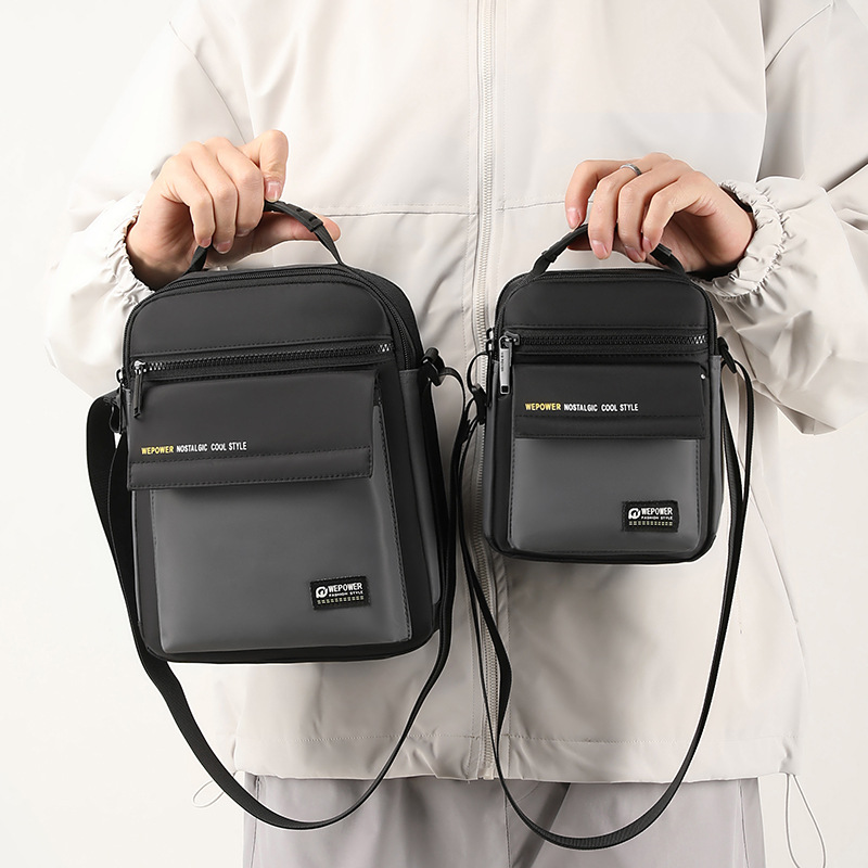 Wepower nuevos hombres casual simple bolso de hombro portátil de gran capacidad de almacenamiento bolsa de mensajero bolso de negocios