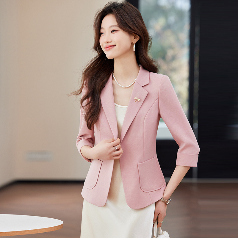 White Suit Jacket Women's 2025 New Spring and Summer High-end Sense Small dress Suit suit Two-piece Set
