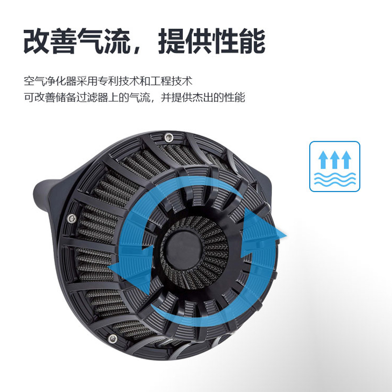 Suitable for Harley Sportster Dyna Softail Touring Glide High-Performance Air Filter Motorcycle Air Filter