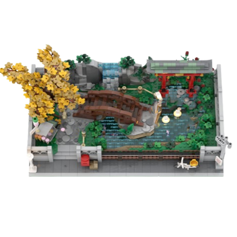 Architecture Street Scene Small Particle Building Blocks Set_voghion.com