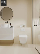 日式卫生间柔光瓷砖素色800奶油风地砖防滑厨房厕所哑光600暖色