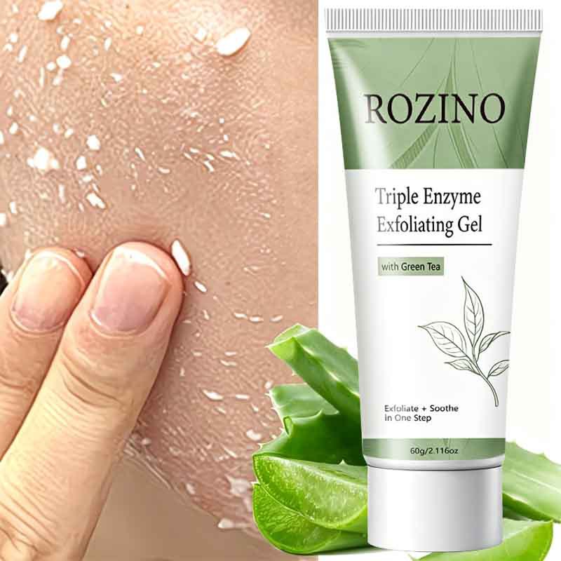 Cross-Border Rozino Exfoliating Smooth and Brightening Gel Mask 60g Moisturizing and Hydrating Exfoliating Mask Factory Direct Sale