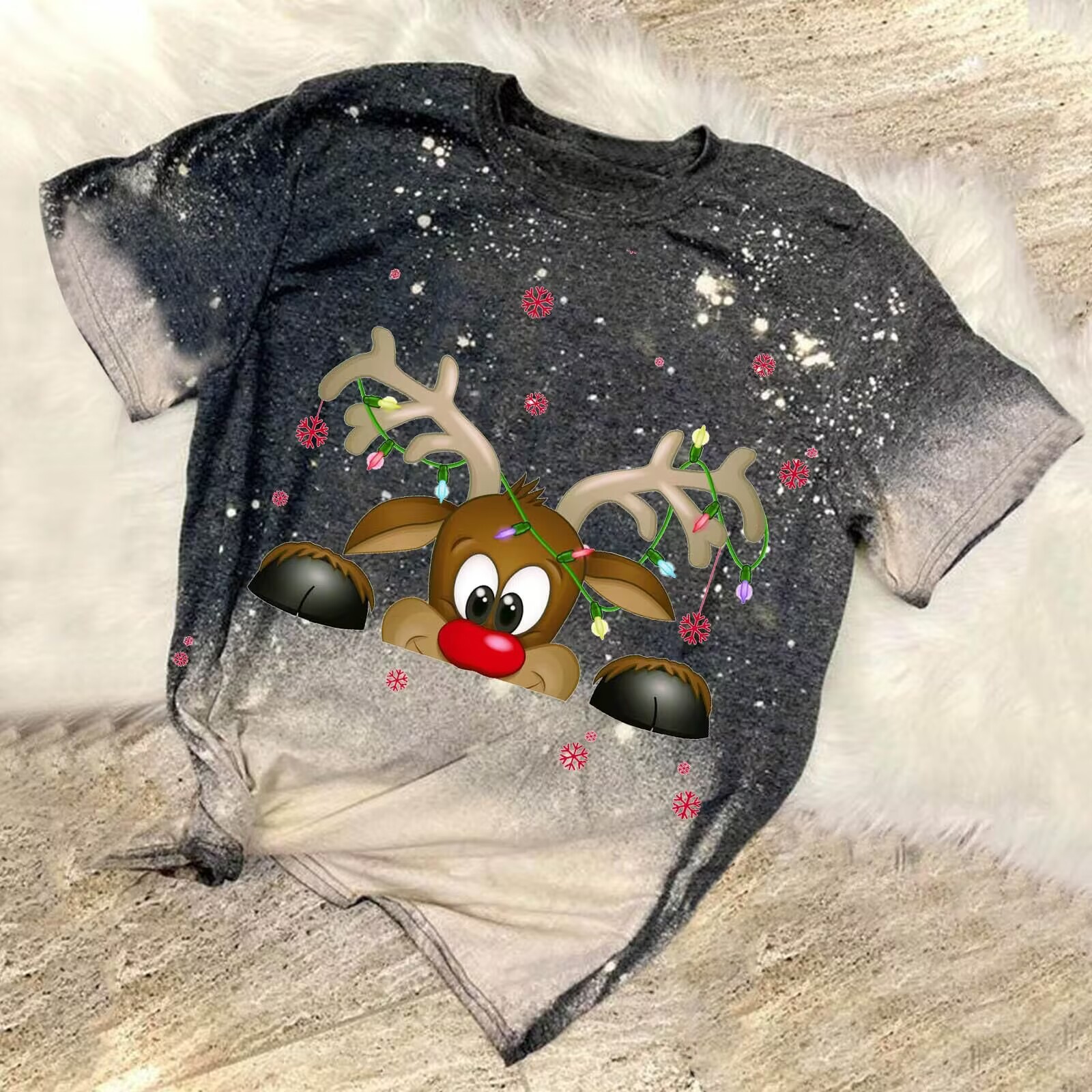 Europa y América nuevos elementos de Halloween Impresión digital manga corta hombres y mujeres Amazon fabricantes suministran 3D camiseta de las mujeres