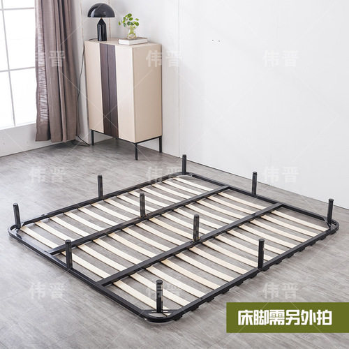 Manufacturer Directly Operated Poplar Bone Frame Folding Bed Frame Tatami Disassembly and Assembly Pneumatic Bone Frame