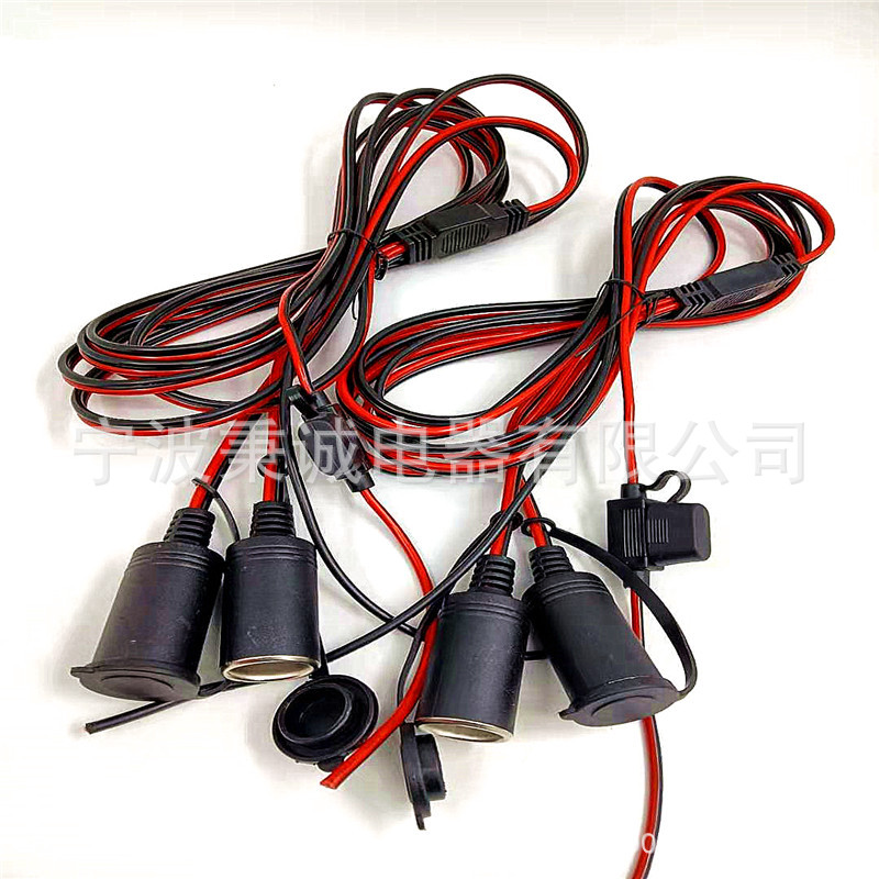 优惠批发保险丝盒连接线SAE公母延长电源线SAE转接头光伏连接线