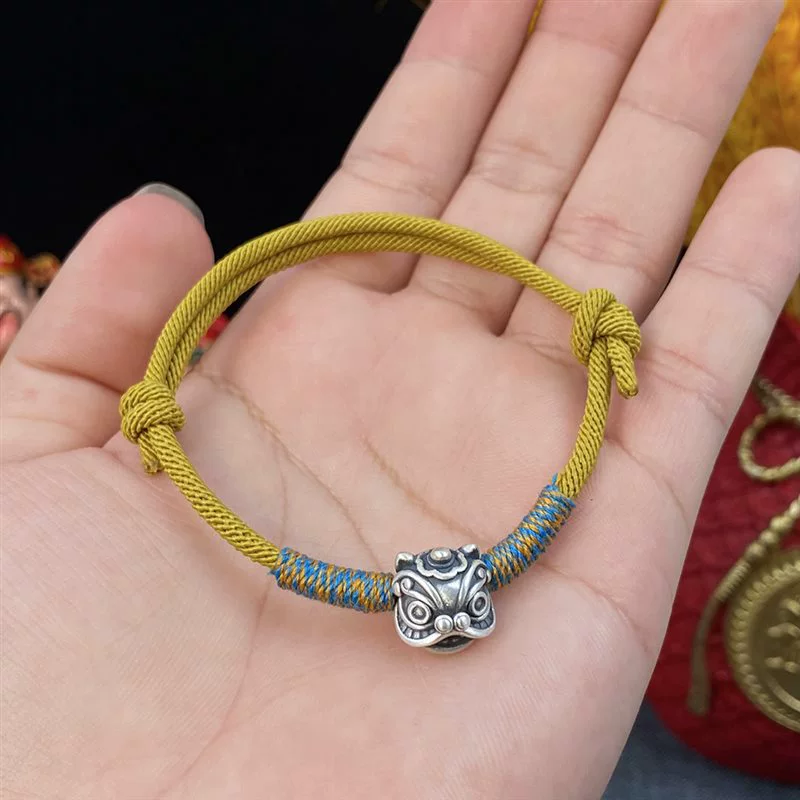 Retro woven bracelet, accessory, Chinese style, 2023, high-quality style