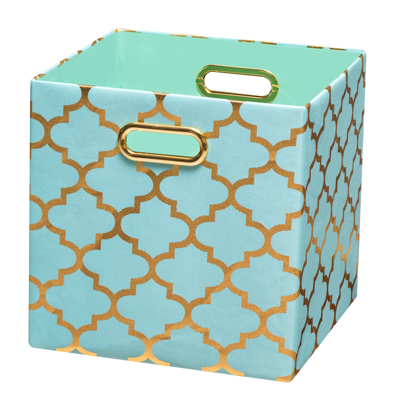 源头工厂日式衣柜棉麻布艺收纳盒家用衣物整理收纳箱可折叠储物箱