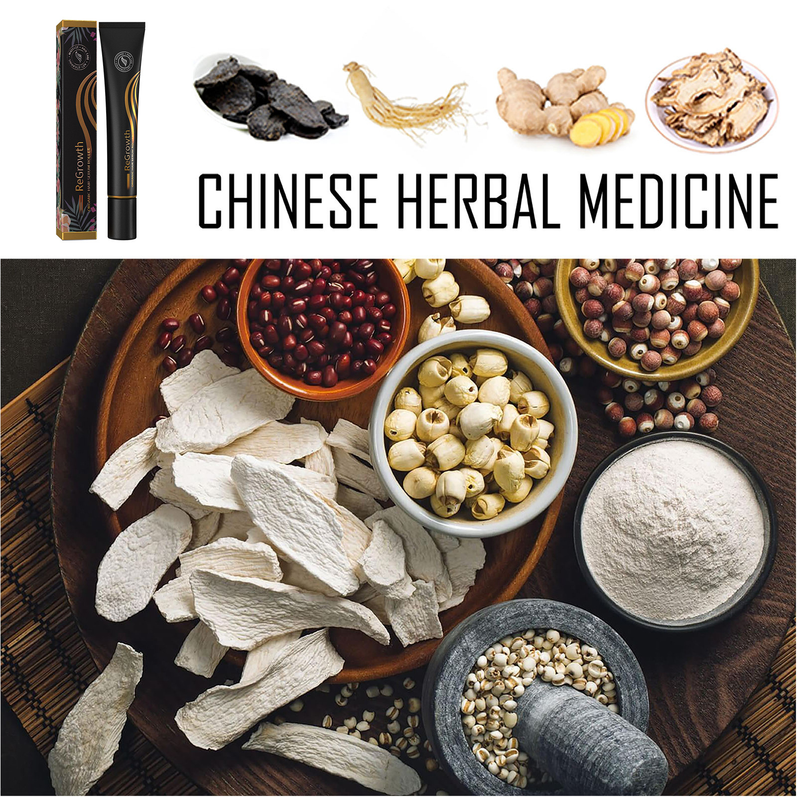 EELHOE Rollball Massage Déck Hoer Serum Anti-Broch an nährend Hoer Rollball Massagepfleeg fir déck an dënn Hoer_voghion.com