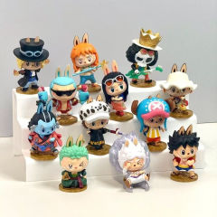 POPMART泡泡玛特THE MONSTERS×航海王系列手办盲盒LABUBU海贼王