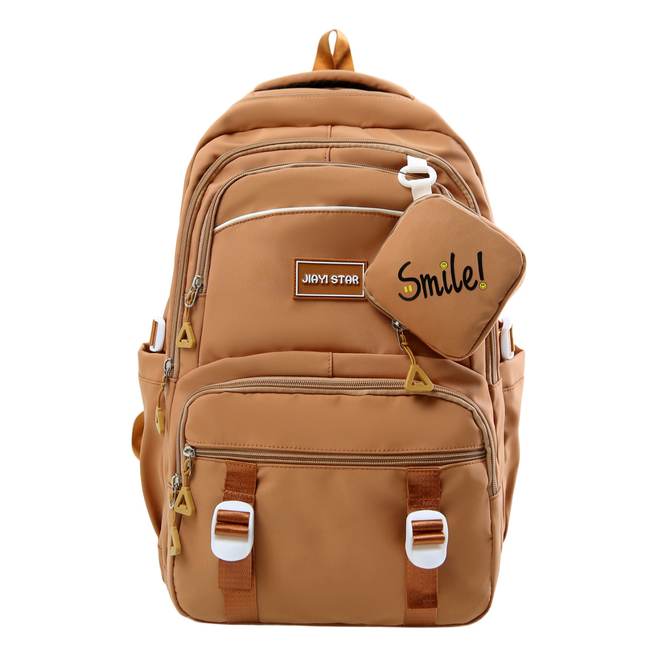 Mochila transfronteriza de alto valor de cara multicapa para reducir la carga, mochila de estudiantes de secundaria, mochila de dos piezas de computadora