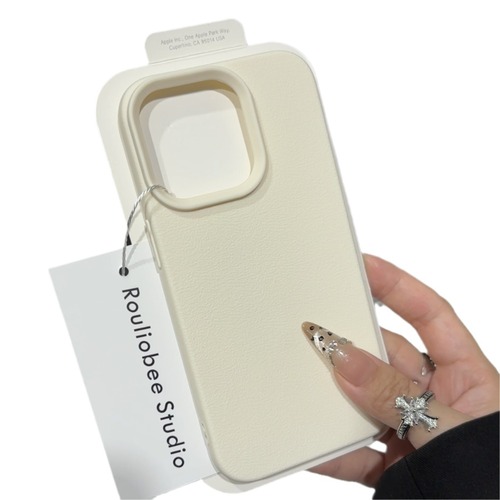 High-end leather case for Apple iPhone 16 Pro Max, iPhone 15, lychee pattern, suitable for women, 14 for elegance, 12 for fashion.