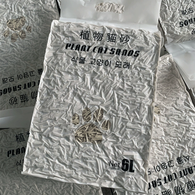 Четыре в одном смешанный кошачий песок тофу Растение кошачий песок 6L бентонит с низкой пылью