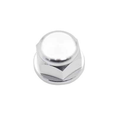 and rear wheel axle – Motorcycle wheel hub - silver-rear-axle-cap