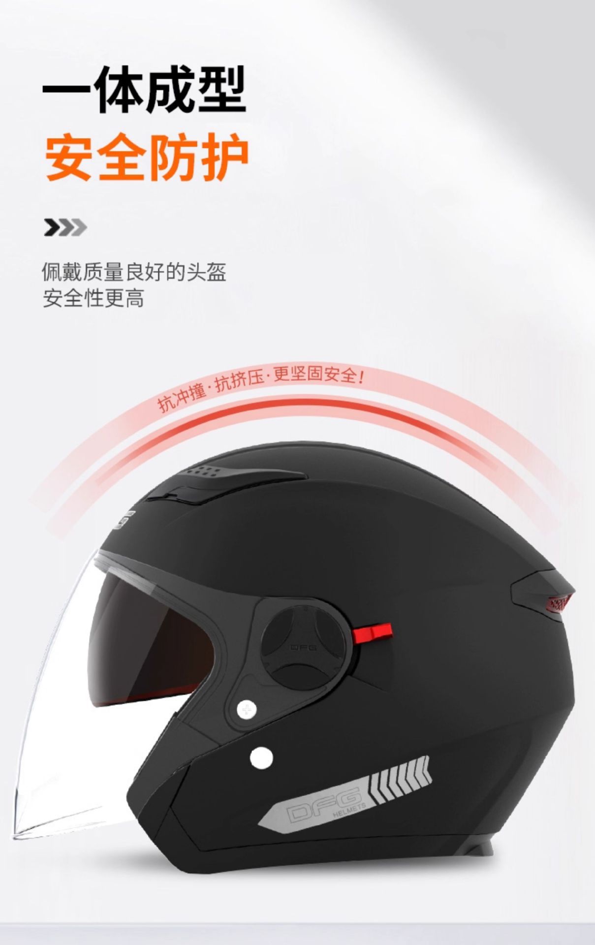 3C Certified Electric Motorcycle Helmet Half Helmet