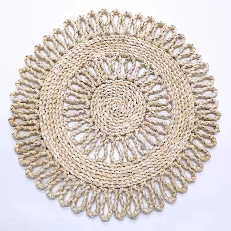 Decoraciones de pared de paja para el hogar, estilo étnico, estilo marroquí, tapices de pared, estilo natural hecho a mano