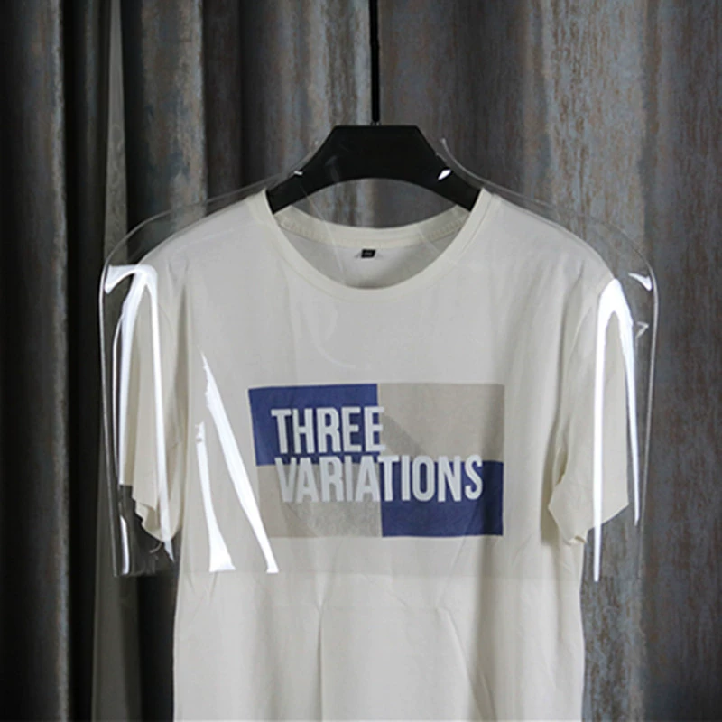 Одежда пылезащитный чехол для домашнего обихода Костюм пальто Прозрачный утолщенный мешок для пыли Пластиковый мешок для одежды Химчистка