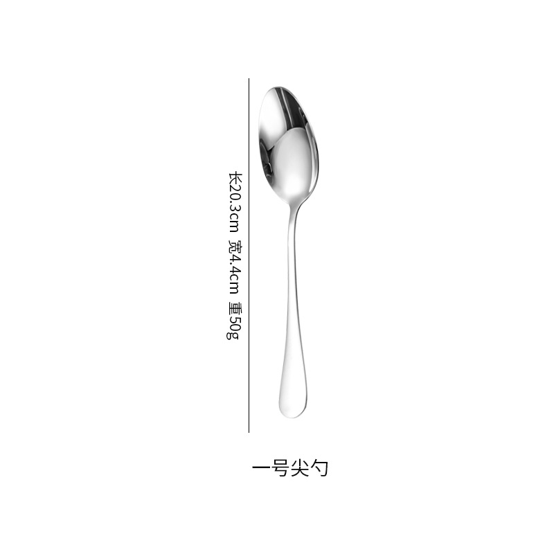 1010 cuchillo de acero inoxidable cuchillo tenedor cuchara set de cubierta de hotel de postre tenedor cuchara de hielo piezas comunes image 10