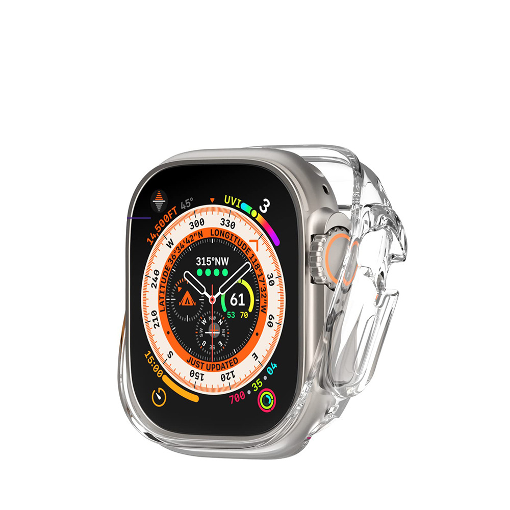 For Apple Watch All-inclusive Transparent Case AppleWatch S10 TPU Transparent Ultra Protective Case