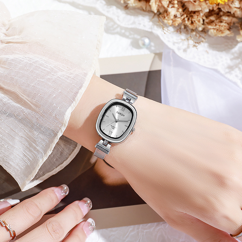 Women's Watch ins Style Simple Temperament Fashion Pebble Mesh Belt Literary Students Women's Watch Foreign Trade Cross-border Wholesale